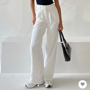 Princess Polly Archer Pants White US 6